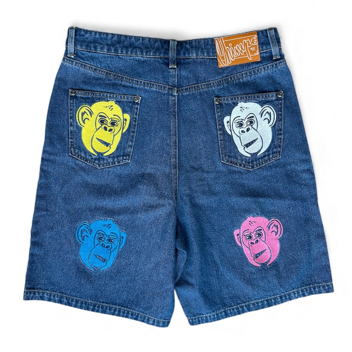 Chimpo´s Faces Denim Shorts