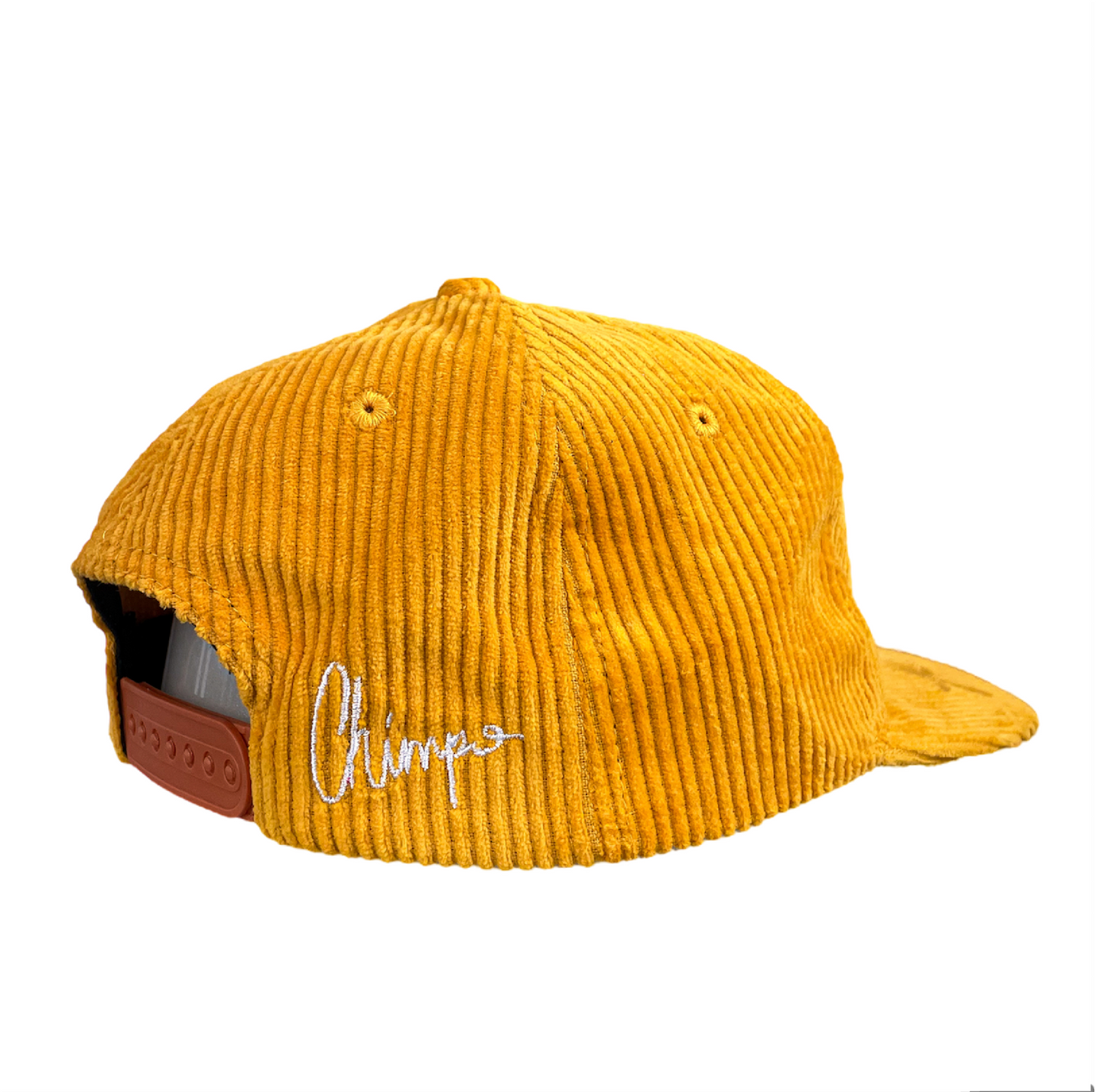 Unstructured Corduroy Logo Cap - Yellow